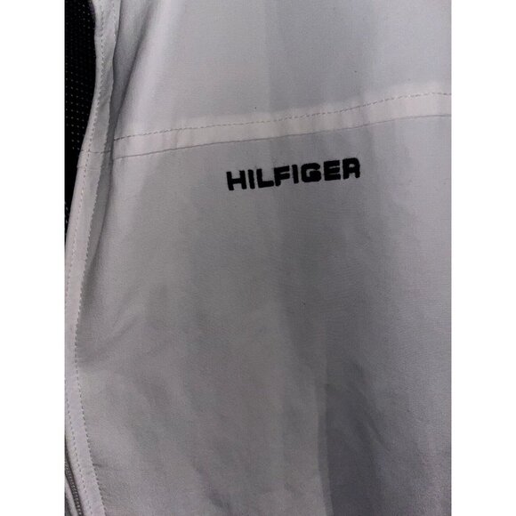 Tommy Hilfiger Mens Mesh Lined Hooded Windbreaker 2XL/TGG White & Black - Picture 7 of 16